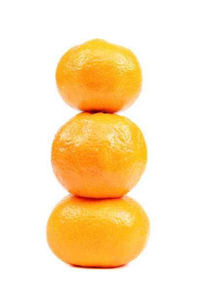 istock Fruits of a tangerine on a white background. 1317767782