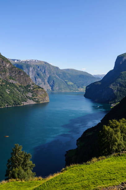 istock View over the Aurlandsfjord in Norway during a beautiful summer day 1317770657