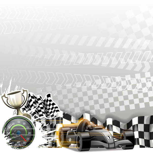 레이싱 리스트 - motorized sport motor racing track motorcycle racing auto racing stock illustrations