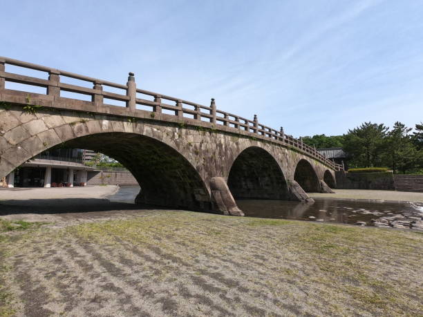 The old stone bridge in Ishibashi park
