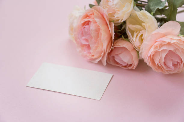 istock Rose bouquet and card 1317776867