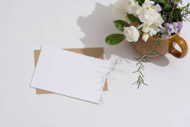 istock Flowers and message card 1317777135