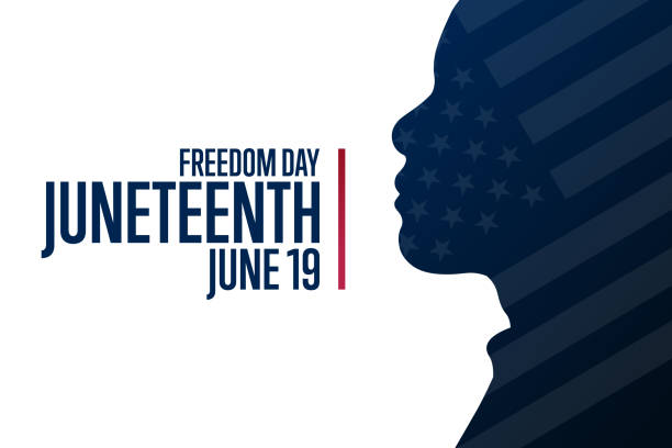 Juneteenth. Freedom Day. June 19. Holiday concept. Template for background, banner, card, poster with text inscription. Vector EPS10 illustration. Juneteenth. Freedom Day. June 19. Holiday concept. Template for background, banner, card, poster with text inscription. Vector EPS10 illustration juneteenth stock illustrations