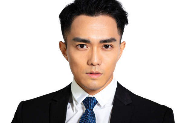 istock Close up Asian handsome young man face 1317783159