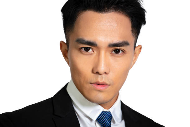 istock Closeup  handsome young man face 1317783756