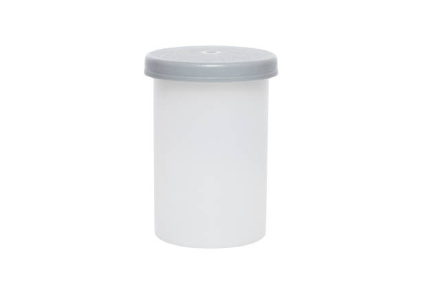 istock gray plastic film roll case on a a white isolated background 1317785442