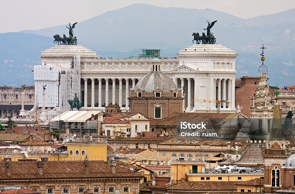 Monument Victor Emmanuel II, Rome, Italie - Photo de Altare Della Patria libre de droits