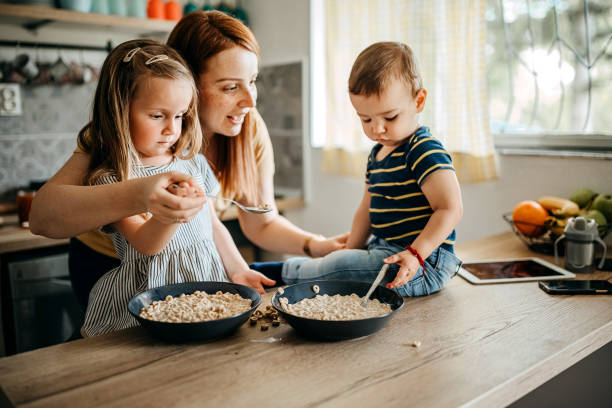 istock Start a beautiful morning with the kids 1317796744