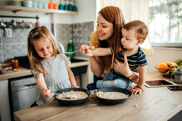 istock Start a beautiful morning with the kids 1317796990