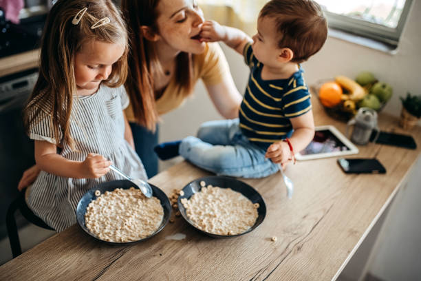 istock Start a beautiful morning with the kids 1317797023