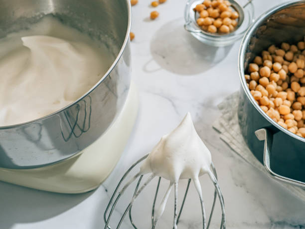 istock Whipped chickpea aquafaba in planetary mixer 1317797335
