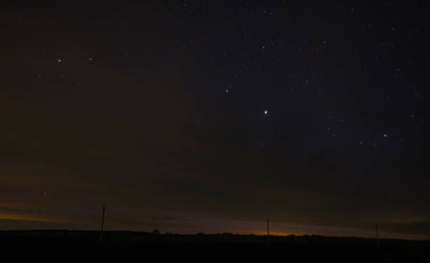 istock starry sky and glow on the horizon 1317811720