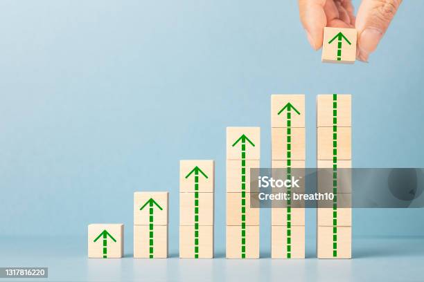 Business Success Growing Growth Increase Up Concept Stock Photo - Download Image Now
