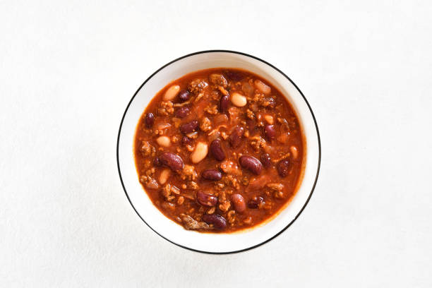 istock Close up view of cowboy beans with ground beef 1317818480