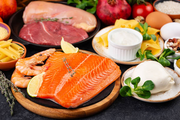 istock Mediterranean diet. Healthy balanced food 1317821401