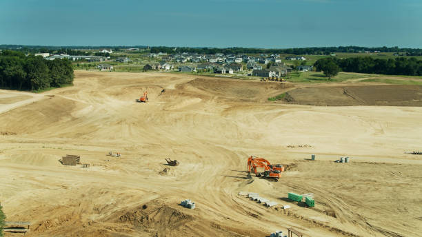 istock Drone View Over Growing Suburb in Deforest, Wisconsin 1317822141