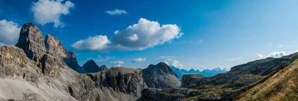 Dolomites mountains south tyrol panorama stock photo