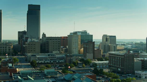 istock Sunny Morning in Omaha - Drone Shot 1317827612