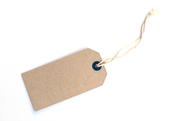 istock paper tag label or price label isolated on white background. 1317828881