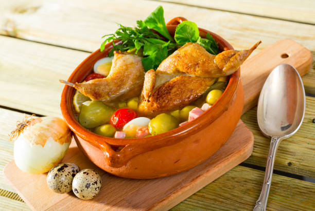 istock Saltwort soup with game 1317832022