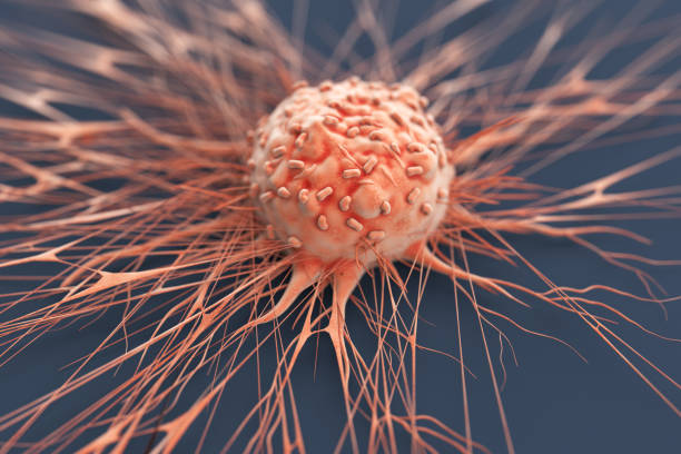 ludzka komórka nowotworowa - deadly disease zdjęcia i obrazy z banku zdjęć