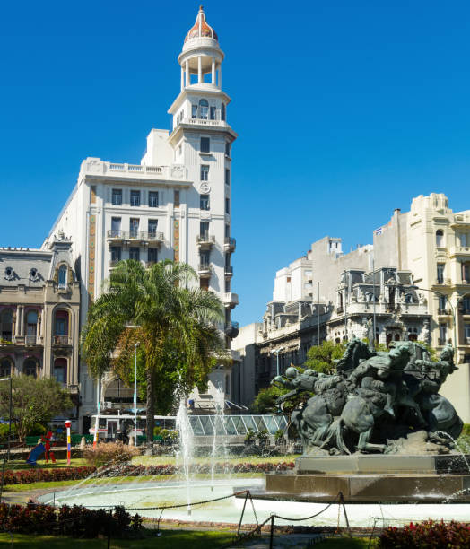 istock Juan Pedro Fabini Square. Montevideo, Uruguay 1317832704