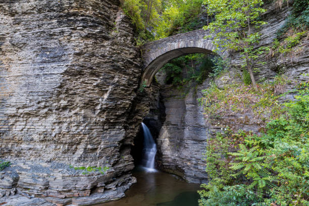 istock Sentry Bridge Entry Way to Watkins Glen State Park 1317836914