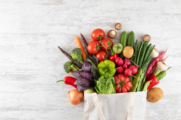 istock Shopping Bag Full of Fresh Vegetables 1317842039