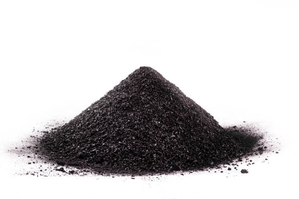 istock pile of coal dust isolated on white background 1317842264