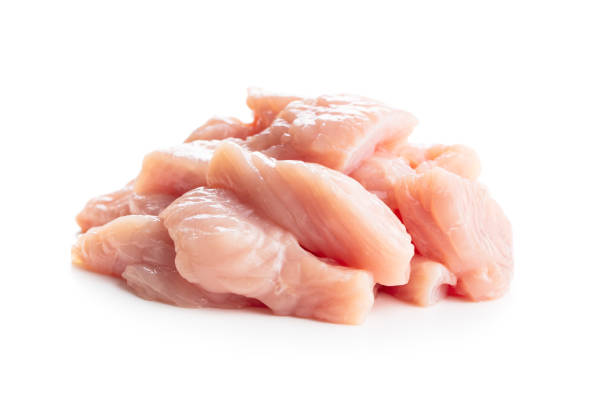 istock Poultry meat. Sliced raw turkey meat. Breast meat 1317847660