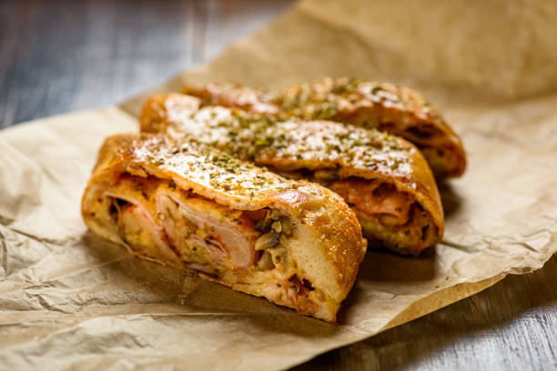 istock Pizza stromboli - tasty take-away sandwiches 1317850981