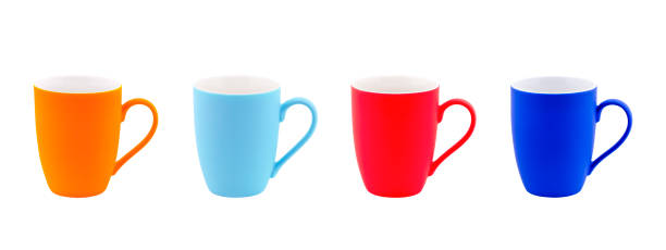 istock set of mugs of different colors isolate 1317854558
