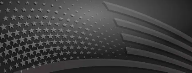 Vector illustration of USA independence day abstract background