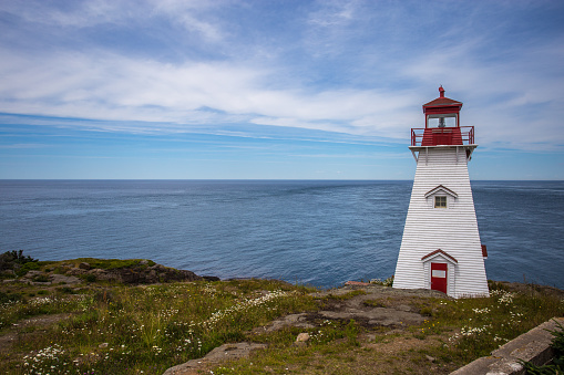 The Easternmost Point of North America, Cape Spear Lighthouse National Historic Site, Newfoundland and Labrador, Canada.