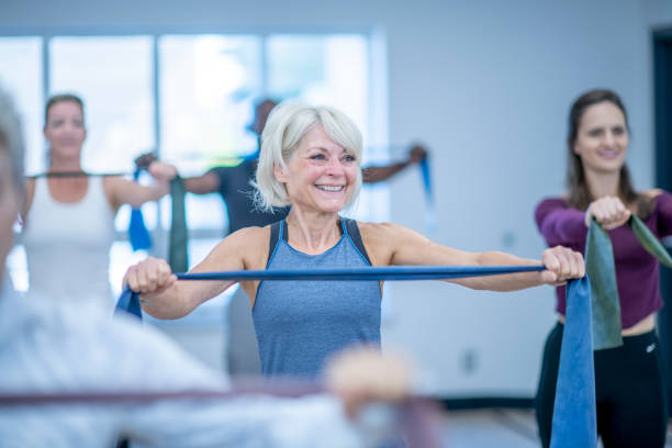 istock Women's fitness studio community 1317882658