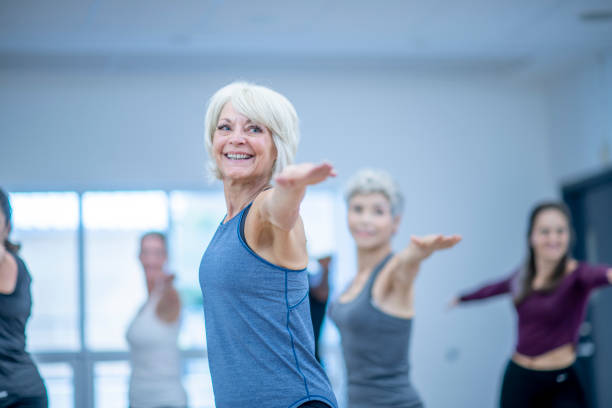 istock Women's fitness studio community 1317882660