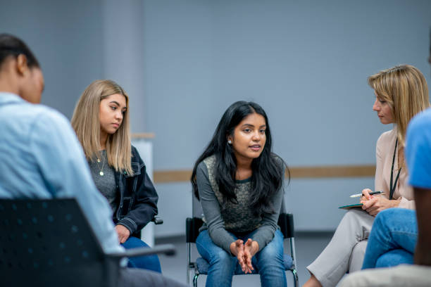 istock Group mental health counselling 1317882673