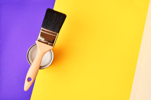 istock Painting brush and paint can 1317882770