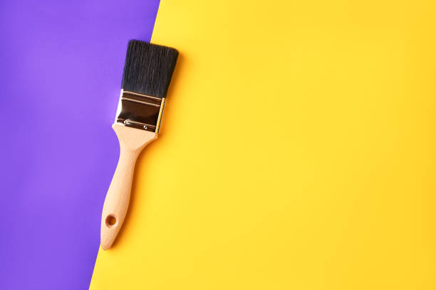 istock Painting brush and paint can 1317882786