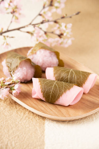 istock Traditional Japanese sweets : Sakura mochi 1317886315
