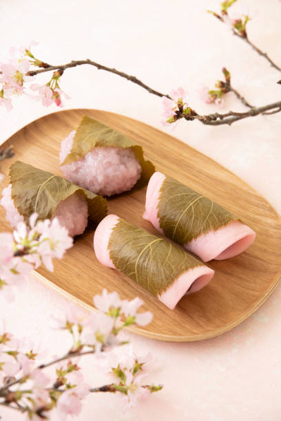 istock Traditional Japanese sweets : Sakura mochi 1317886351