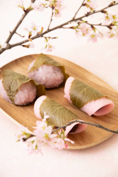 istock Traditional Japanese sweets : Sakura mochi 1317886362