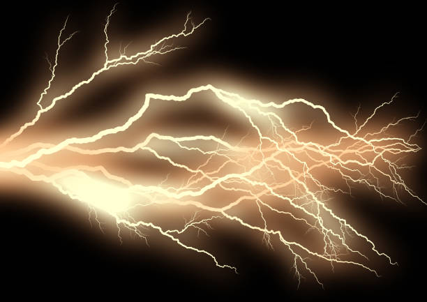 istock Abstract lightning that illuminates the darkness 1317888971