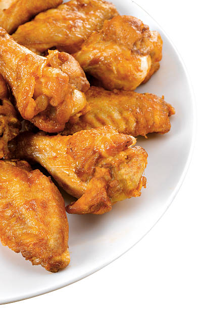 istock Hot Chicken Wings With Clipping Path 131789060
