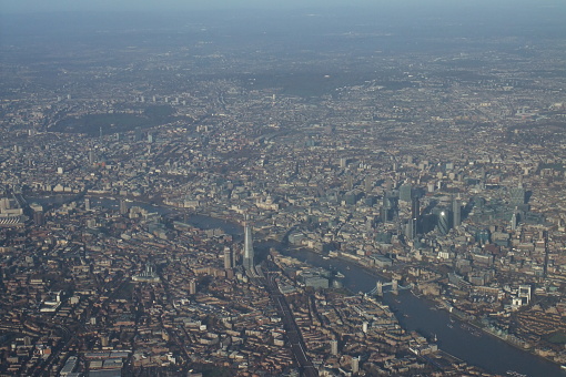 Tower bridge in London over the river Thames