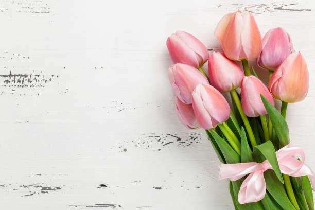 istock Bouquet of colorful tulips 1317893500
