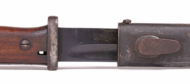 istock German army ww2 period bayonet (44asw), isolated on white 1317903599