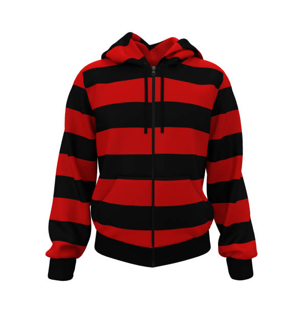 istock Blank hooded sweatshirt  mockup with zipper in front view 1317904452