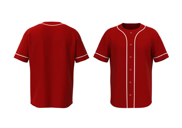 istock Baseball t-Shirt mockup in front, and back views 1317904468