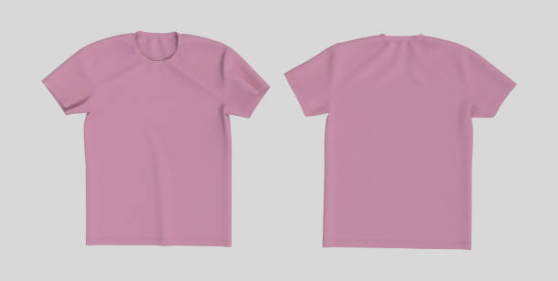 istock men's short sleeve t-shirt mockup in front, and back views 1317904778